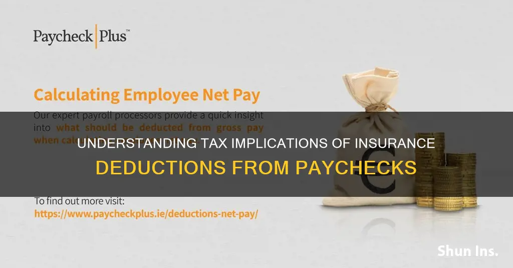 is money withheld from my check for insurance taxed