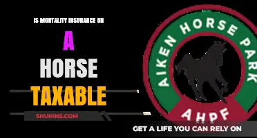 Is Horse Mortality Insurance Taxable? Understanding Your Financial Obligations