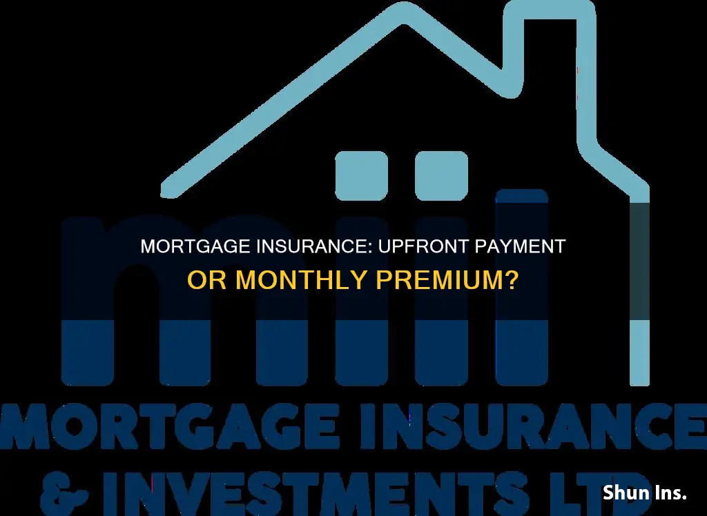 is mortgage insurance paid up front
