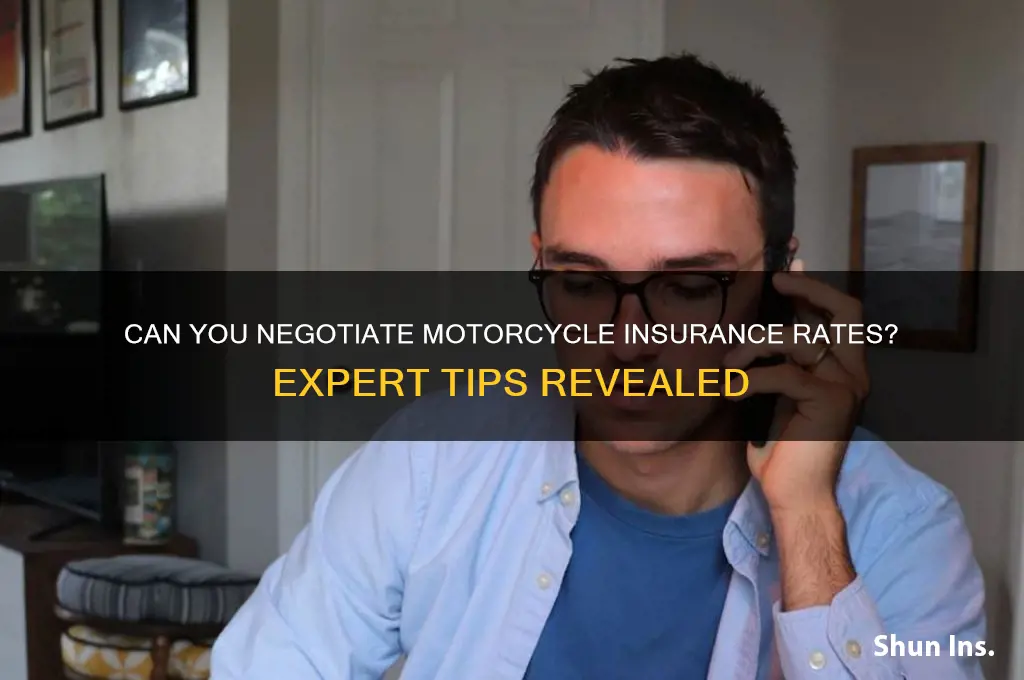 is motorcycle insurance negotiable