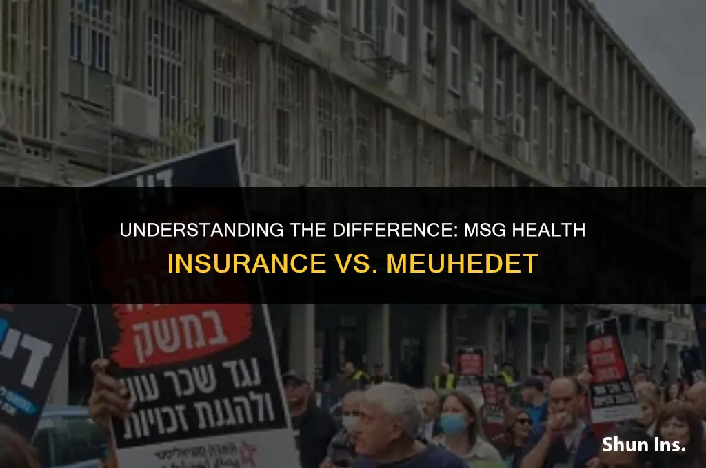 is msg health insurance the same thing as meuhedet