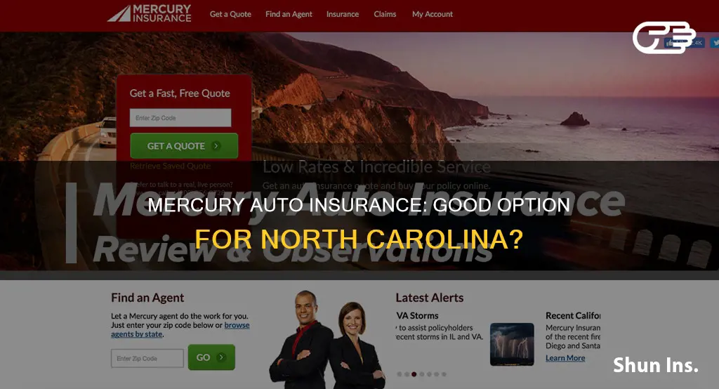 is murcury auto insurance good in north carolina