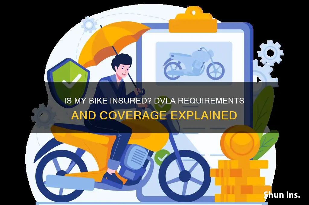 is my bike insured dvla