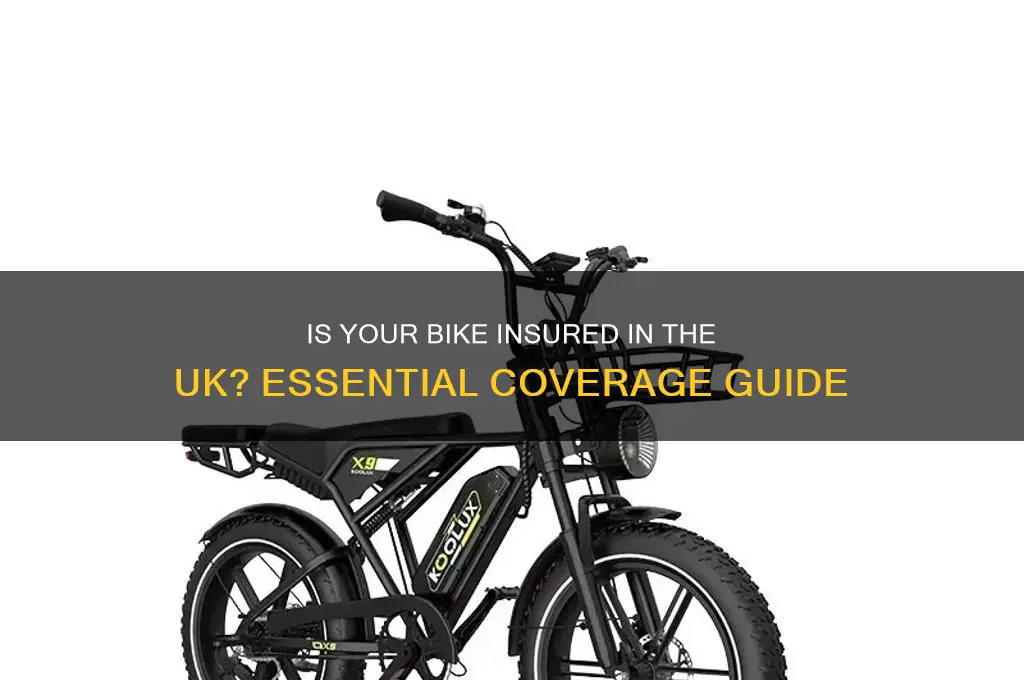 is my bike insured uk