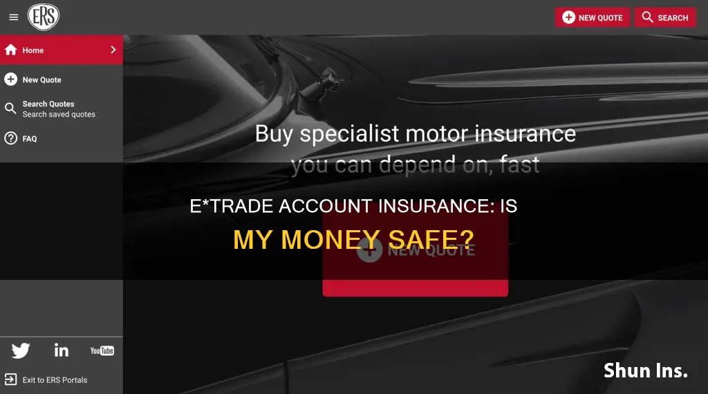 is my etrade account insured