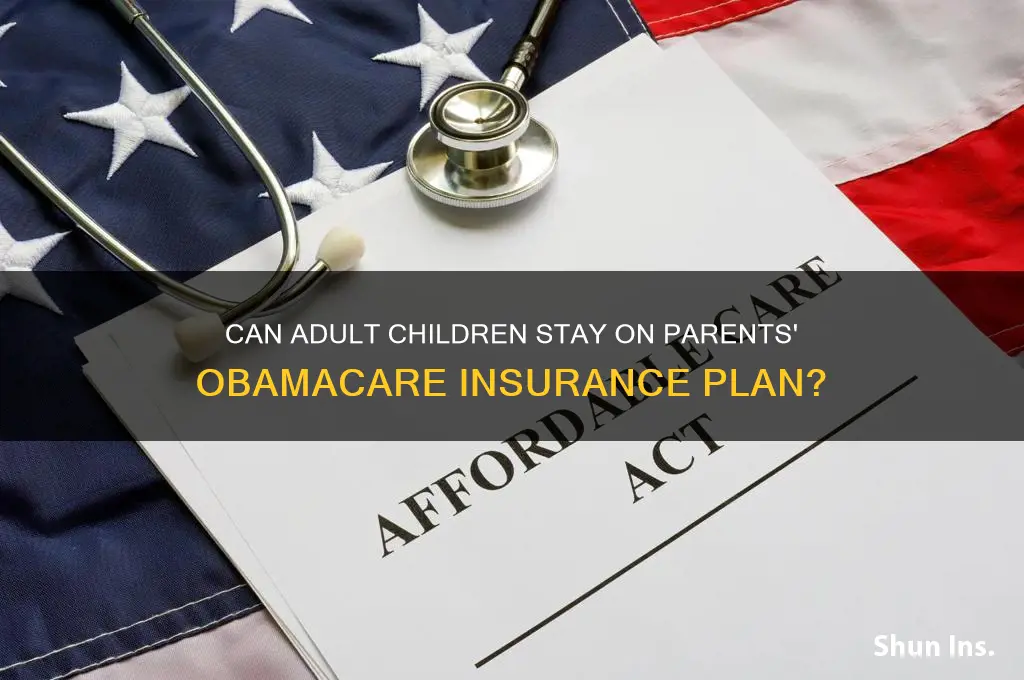 is my grown child eligible for my obamacare insurance