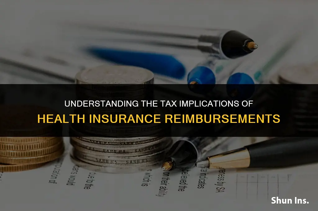 is my health insurance reimbursement taxable