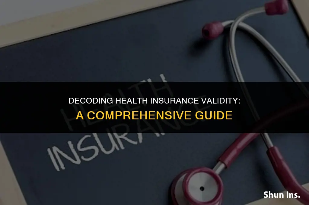 is my health insurance valid