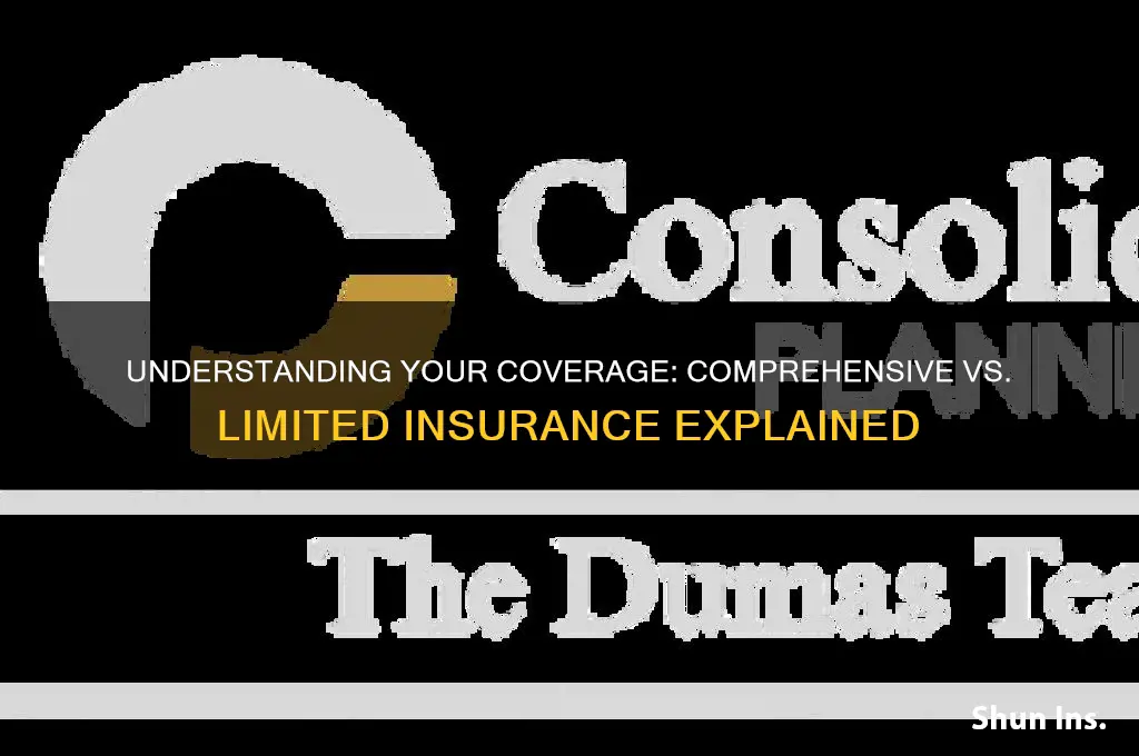 is my insurance comprehensive or limited