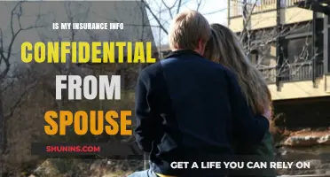 Is My Insurance Information Confidential from My Spouse?
