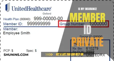 Insurance Member ID: Private or Public Information?