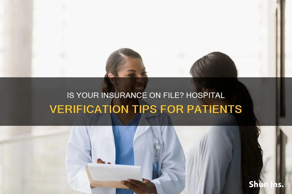 is my insurance on file at any hospital