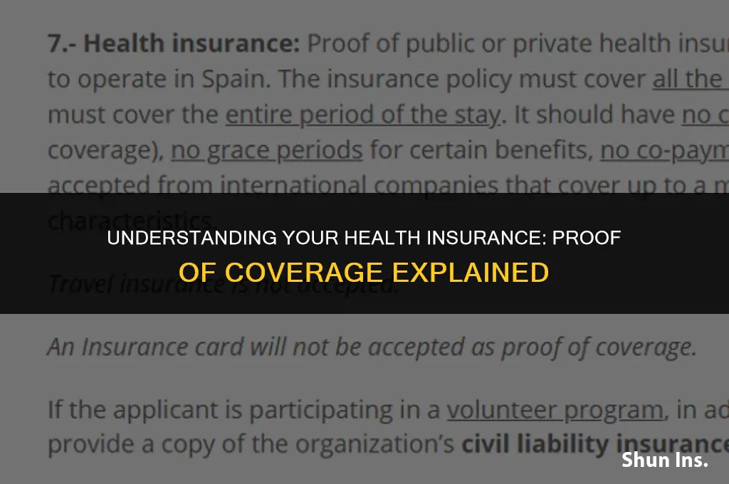 is my insurance supposed to send me health insurance proof