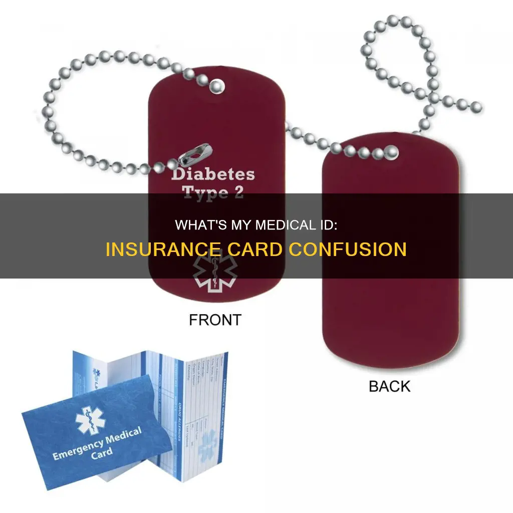 is my medical id number on my health insurance card