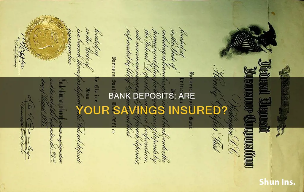 is my money in the bank insured