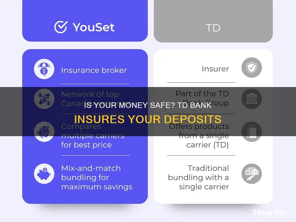 is my money insured at td bank