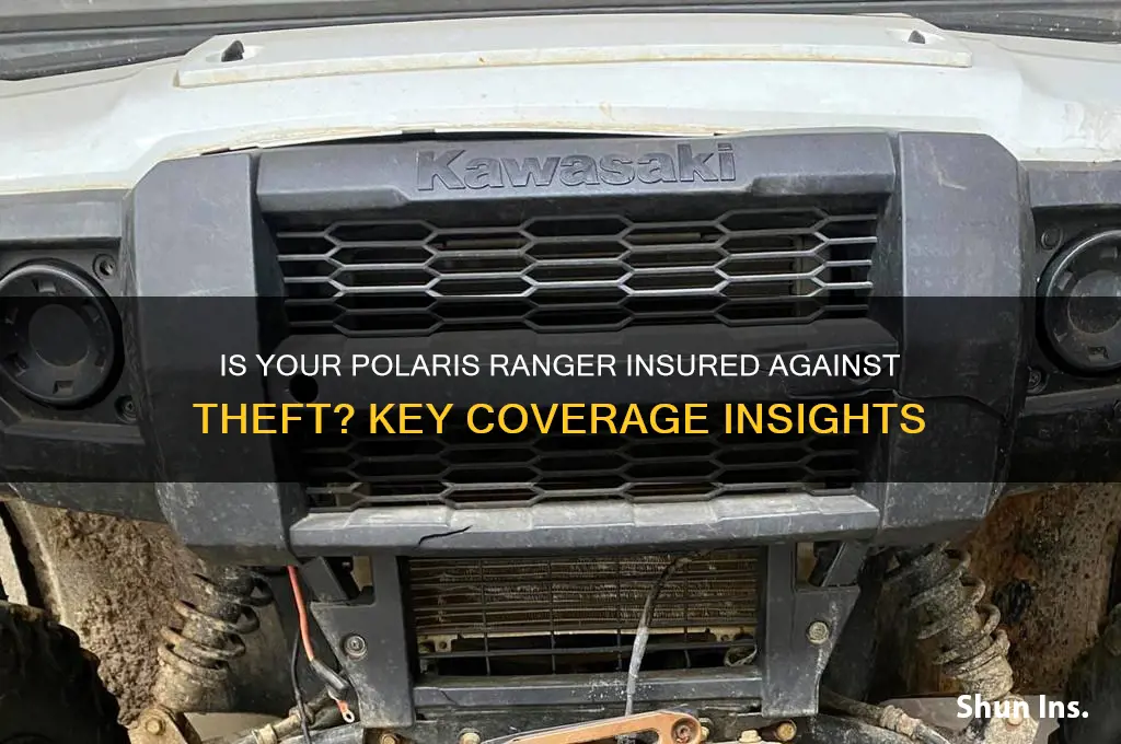 is my polaris ranger insured for theft
