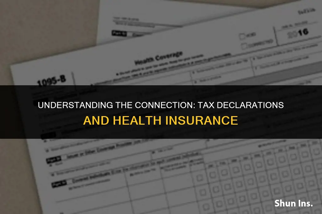 is my tax declaration related to my health insurance
