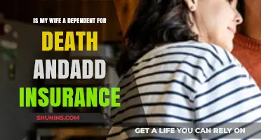 Is Your Spouse a Dependent for Death and ADD Insurance?