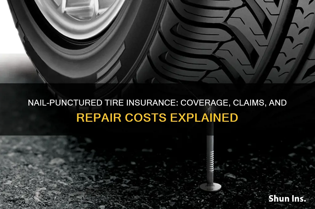 is nail prised tire insured