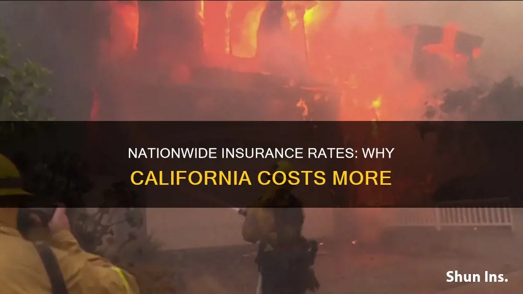 is nationwide insurance higher in califrnia