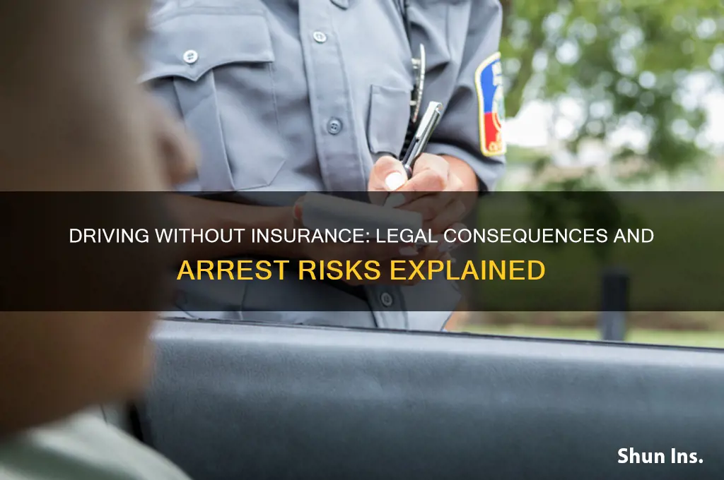 is no insurance an arrestable offence