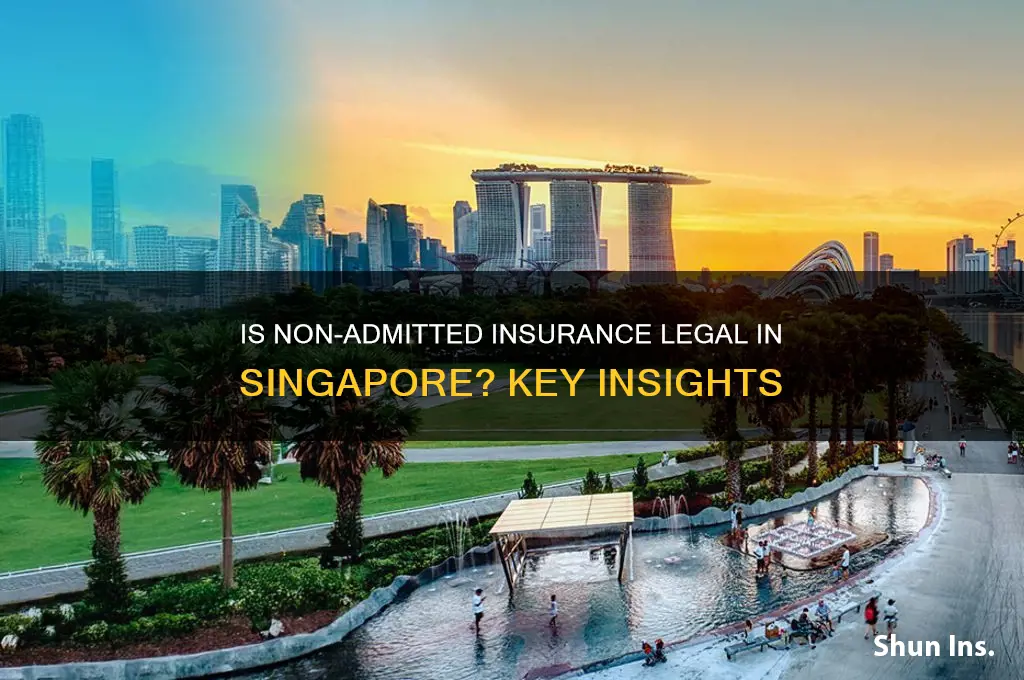 is non admitted insurance allowed in singapore