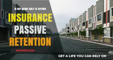 Unaffordable Insurance: A Hidden Driver of Passive Retention?