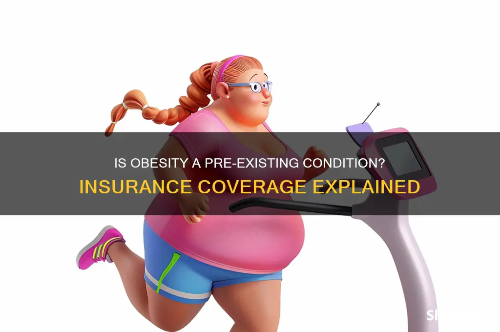 is obesity a pre existing condition for insurance