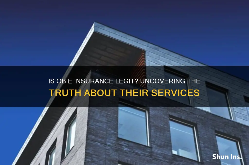 is obie insurance legit