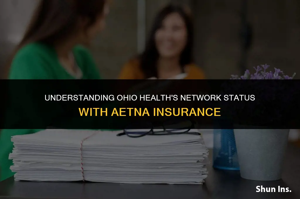 is ohio health in network for aetna insurance