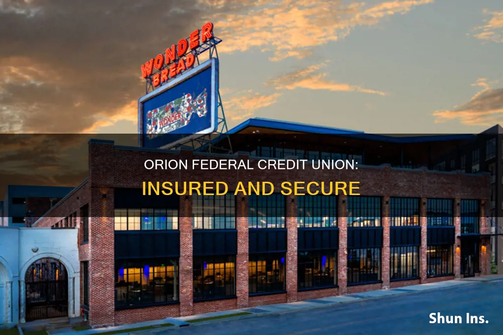 is orion federal credit union checking account and ncua insured