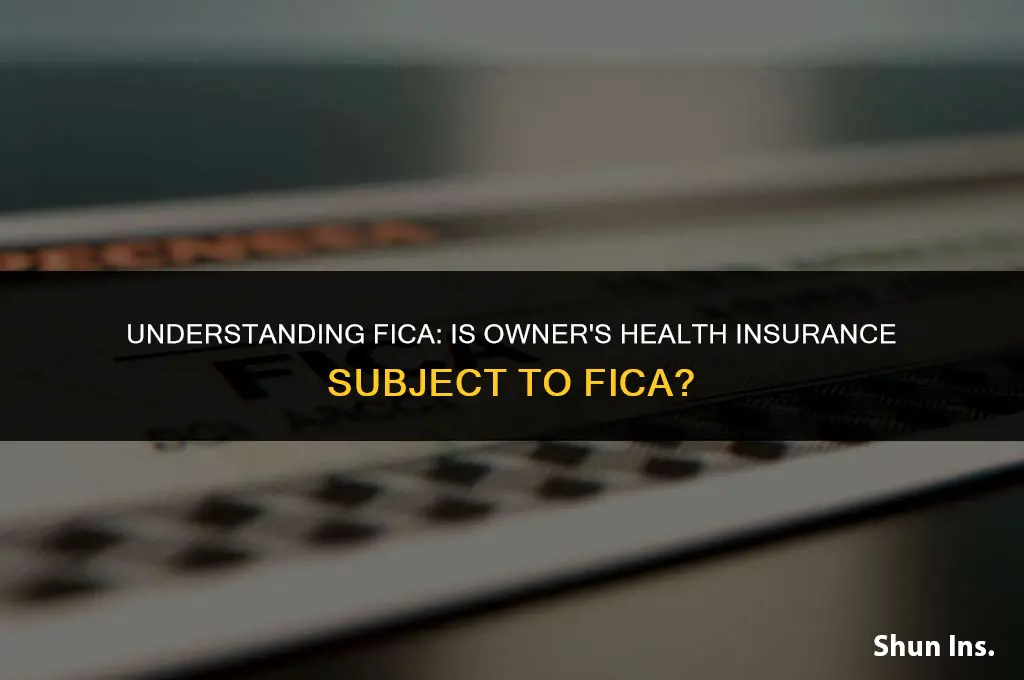 is owners health insurance subject to fica