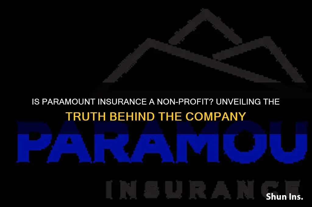 is paramount insurance non profit