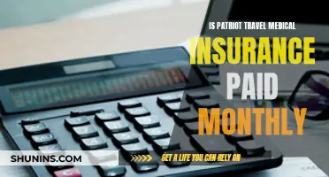 Travel Insurance: Patriot Medical, Monthly Payment Option?