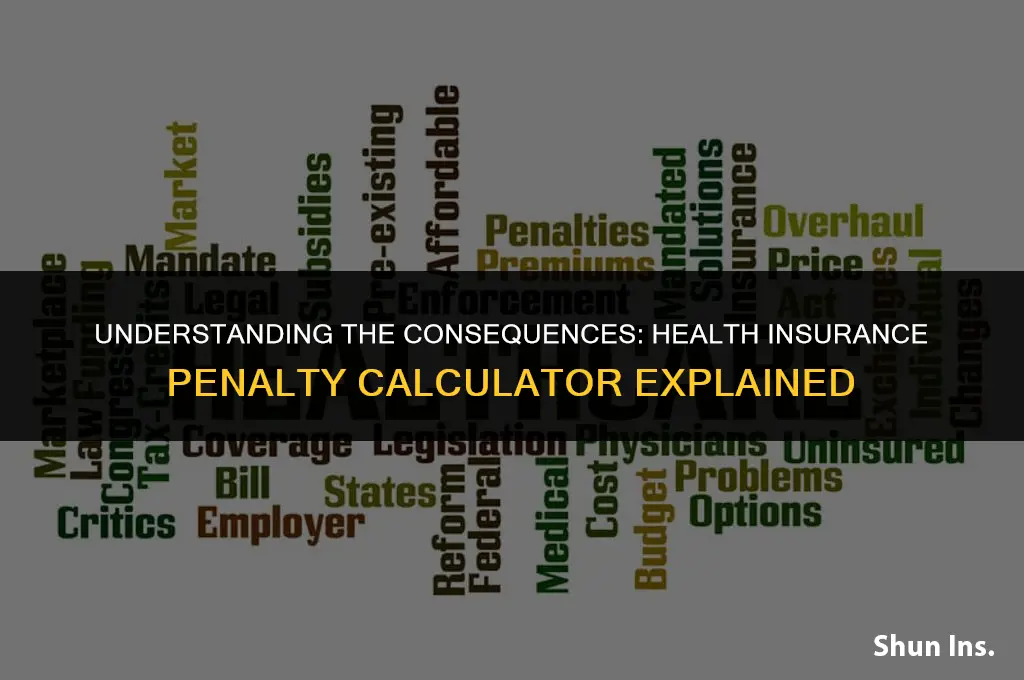 is penalty for not having health insurance calculator