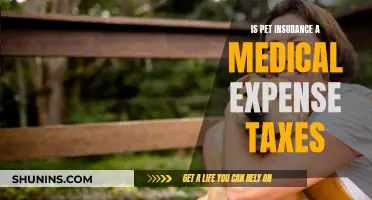 Pet Insurance: Tax-Deductible Medical Expense?