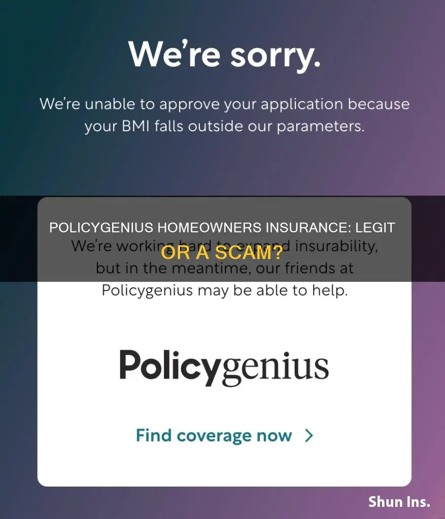 is policygenius homeowners insurance legit