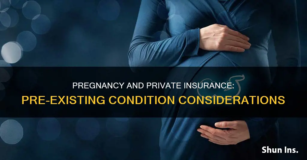 is pregnancy a pre existing condition private insurance