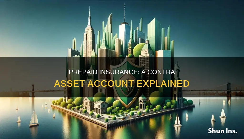 is prepaid insurance a contra asset account