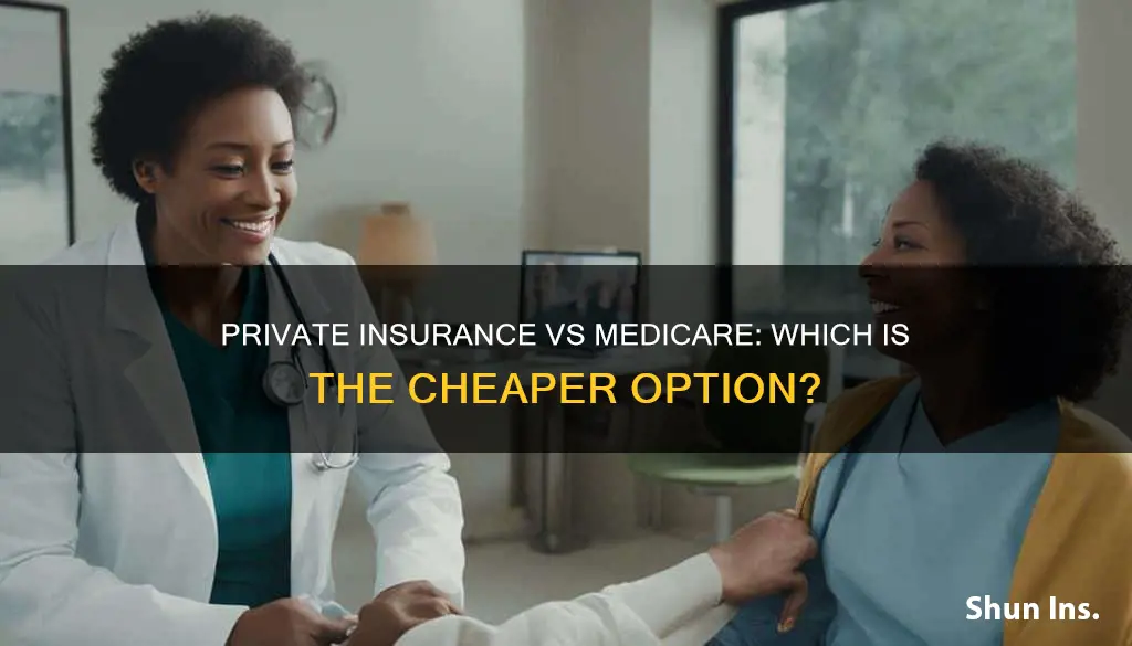 is private insurance cheaper than mdeicare