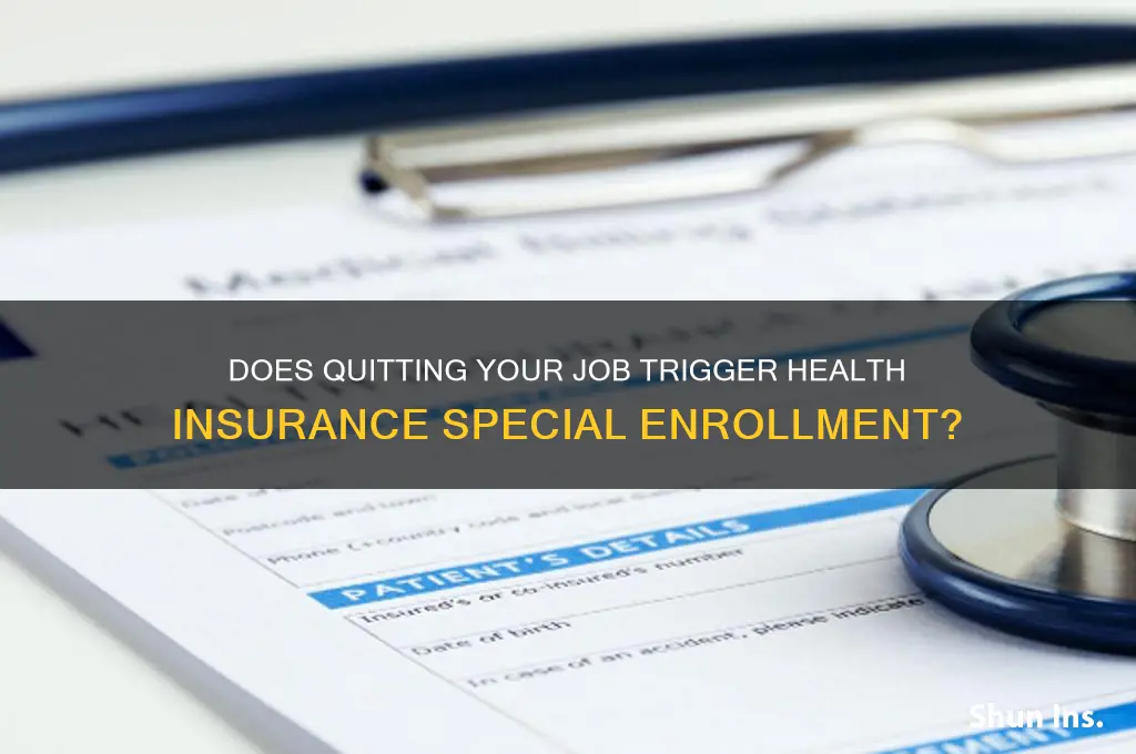 is quitting your job a qualifying event for health insurance