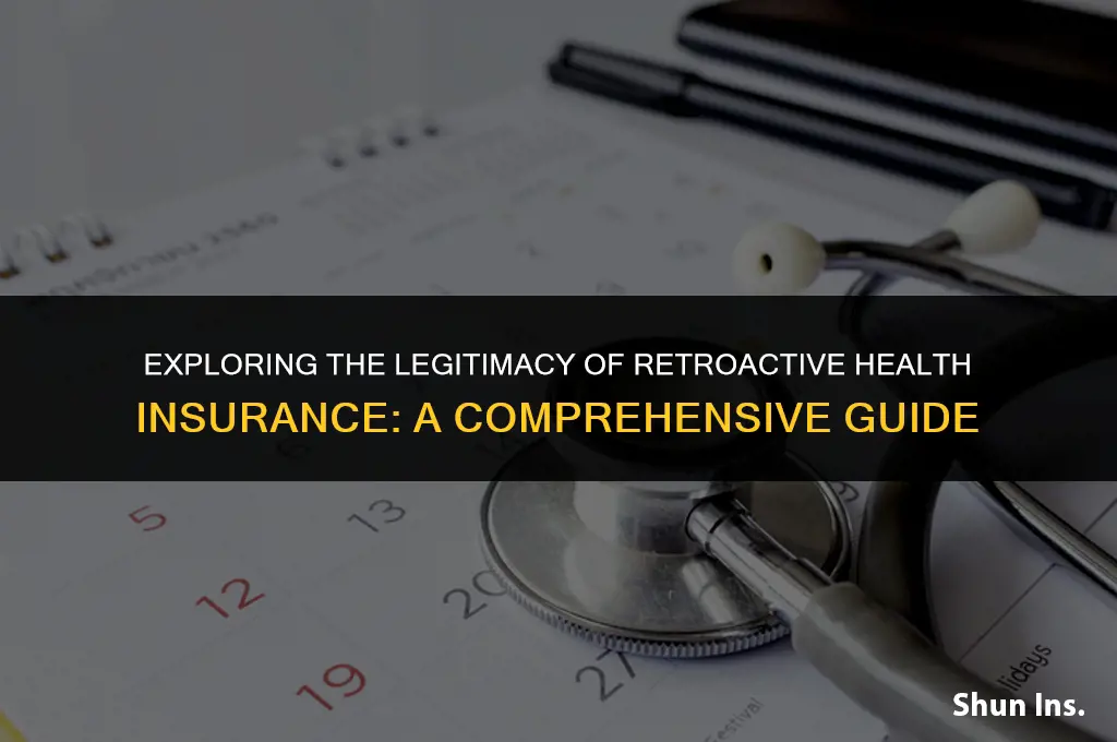 is retroactive health insurance legitimate