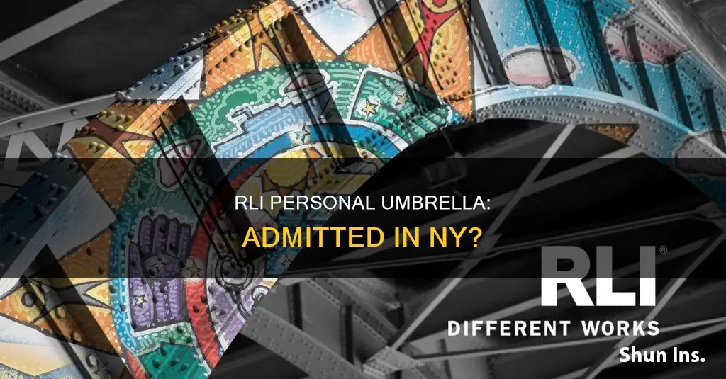 is rli personal umbreall an admitted insurance carrier in ny