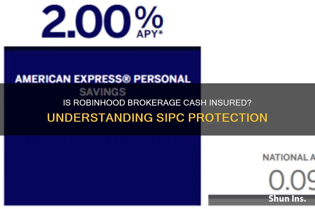 is robinhood brokerage cash insured