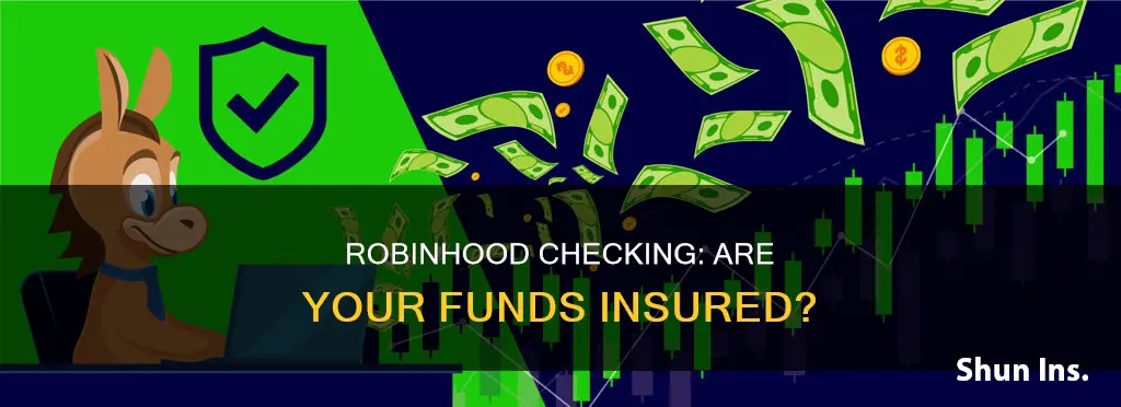 is robinhood checking account insured