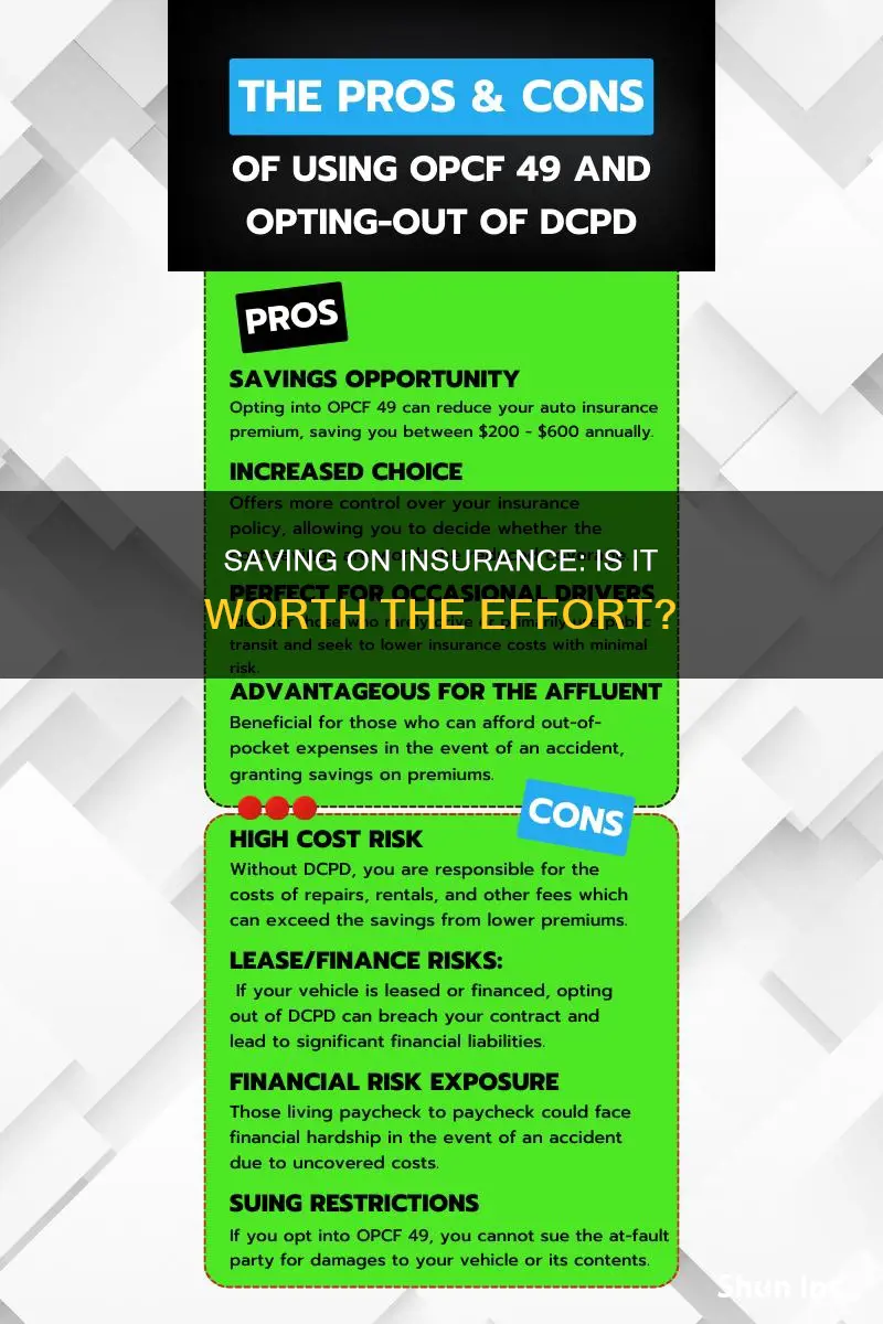is saving insurance worth it