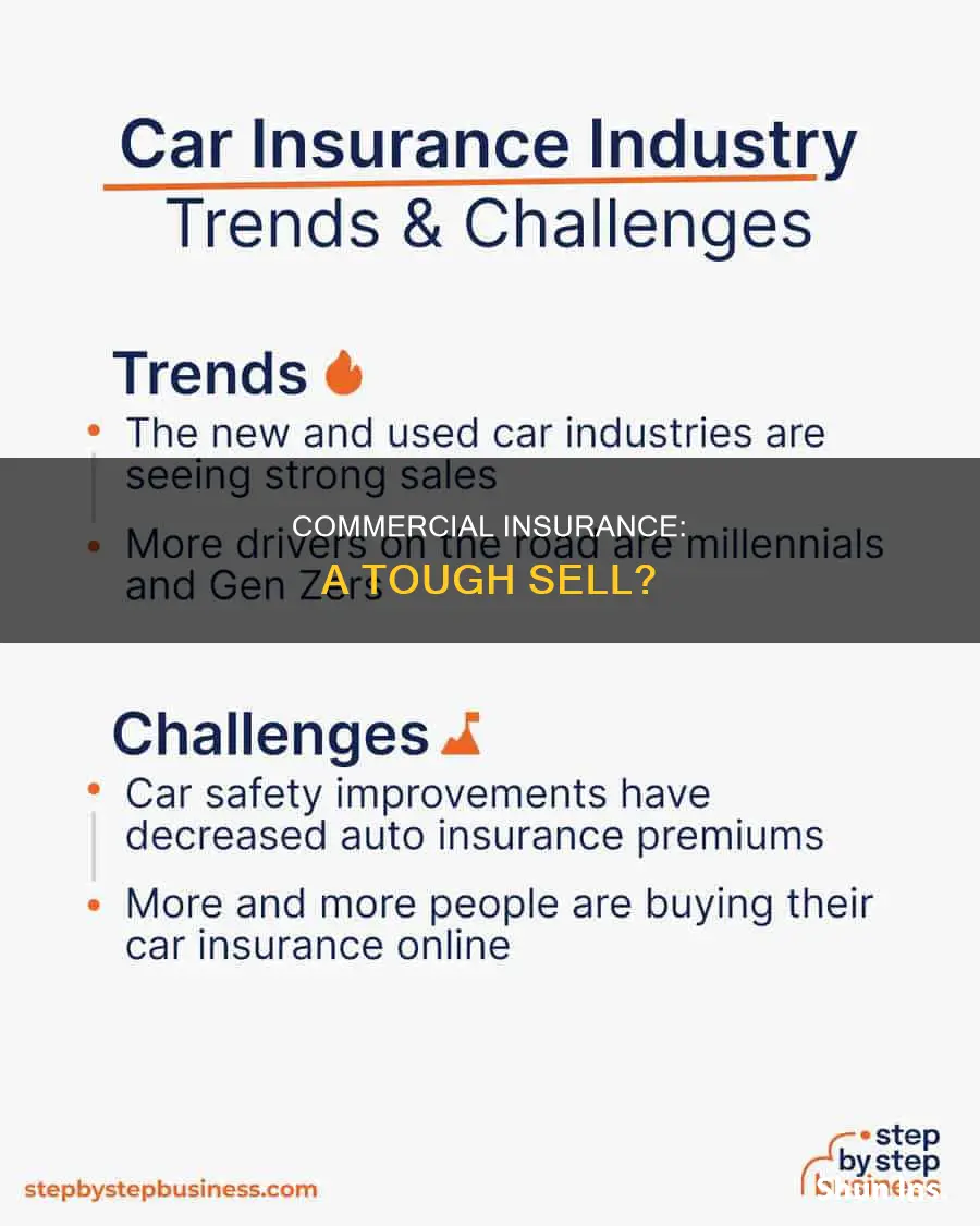 is selling commercial insurance hard