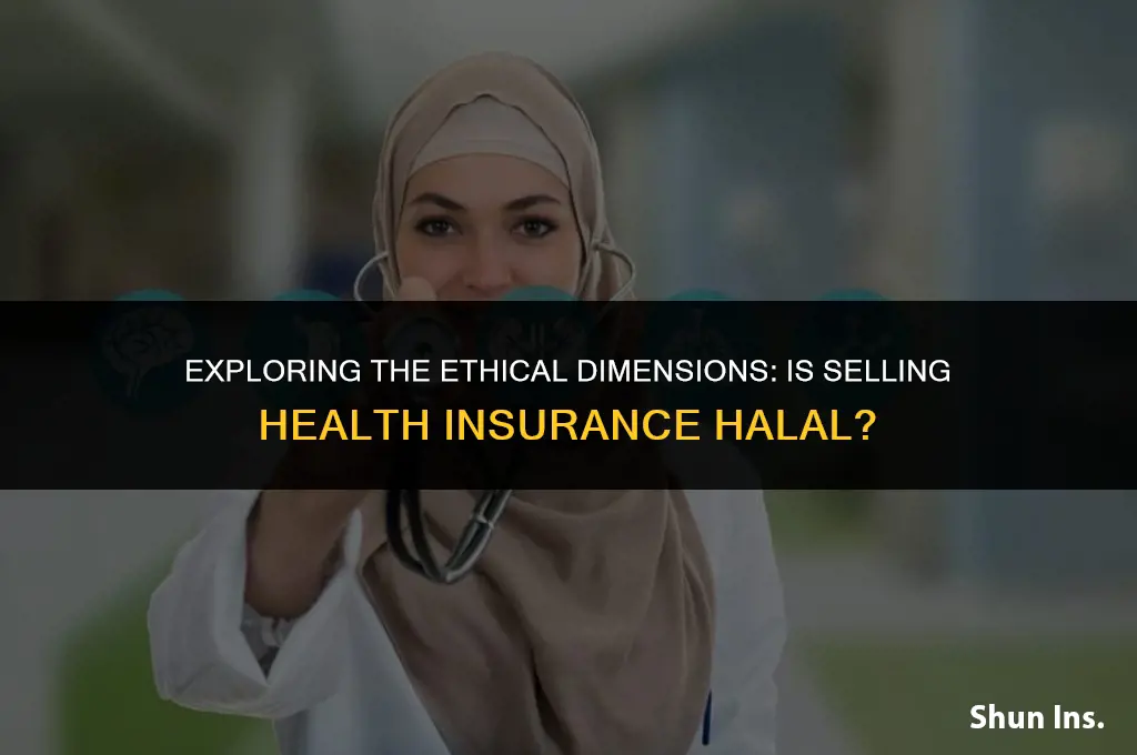 is selling health insurance halal