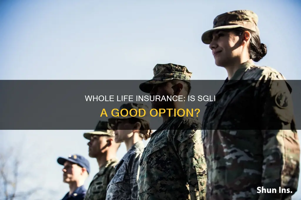 is sgli whole life insurance